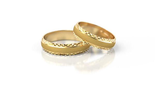 1 Paar Trauringe Hochzeitsringe Gold 585 - Breite: 5,0 mm - Stärke: 1,4mm