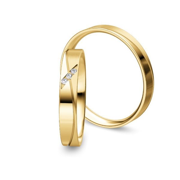 Trauringe - Collection Ruesch - 41010 - Kollektion Honeymoon Pure IV - Gold 333, 585, 750