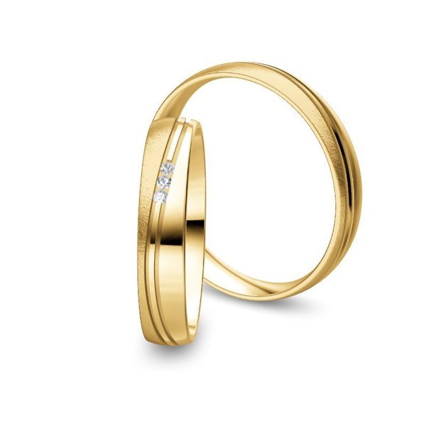 Trauringe - Collection Ruesch - 41030 - Kollektion Honeymoon Pure IV - Gold 333, 585, 750