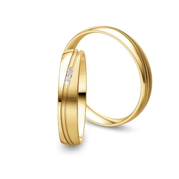 Trauringe - Collection Ruesch - 41030 - Kollektion Honeymoon Pure IV - Gold 333, 585, 750