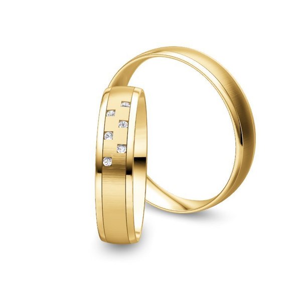 Trauringe - Collection Ruesch - 41110 - Kollektion Honeymoon Pure IV - Gold 333, 585, 750