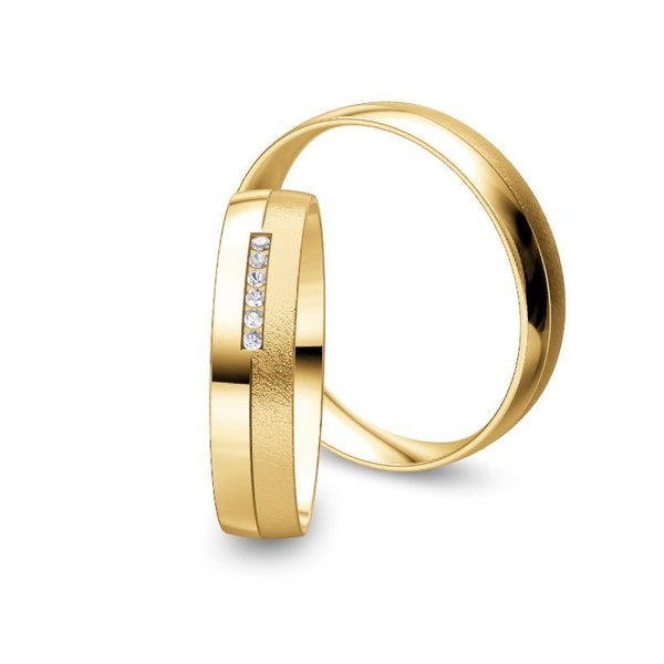 Trauringe - Collection Ruesch - 41170 - Kollektion Honeymoon Pure IV - Gold 333, 585, 750