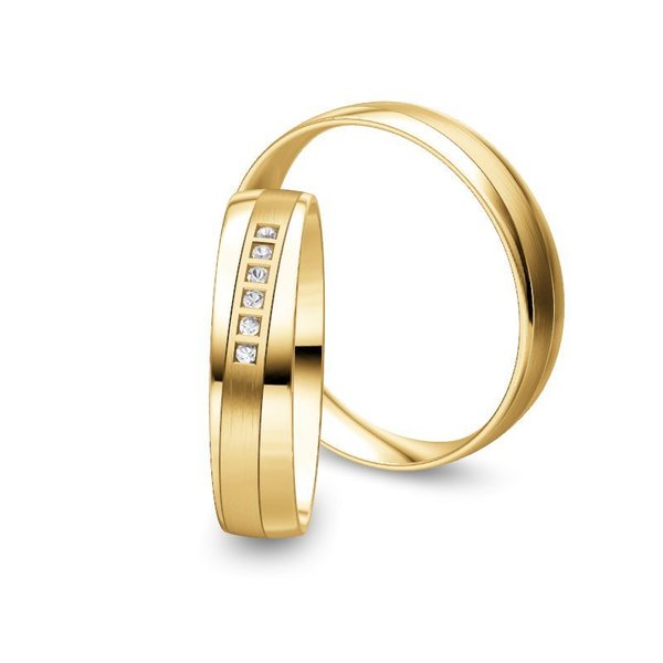 Trauringe - Collection Ruesch - 41090 - Kollektion Honeymoon Pure IV - Gold 333, 585, 750