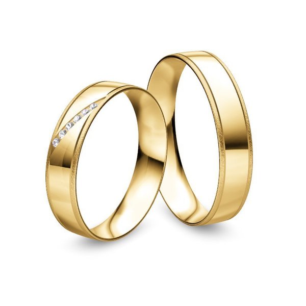 Trauringe - Collection Ruesch - 41130 - Kollektion Honeymoon Pure IV - Gold 333, 585, 750