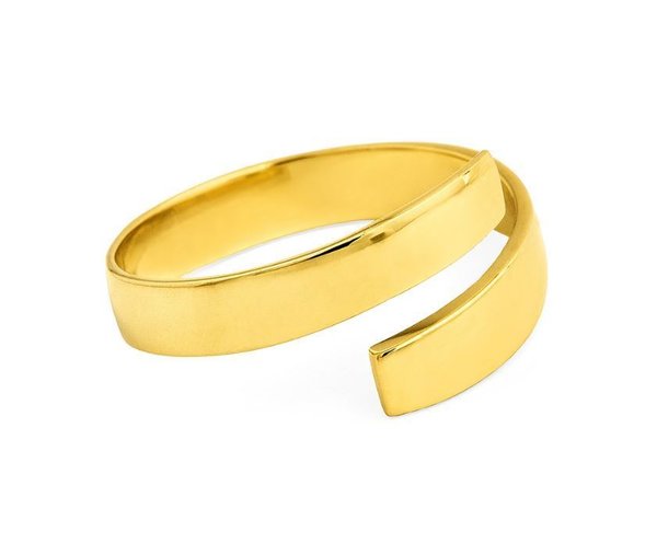 Damenring - Gold 585 - Gelbgold - Poliert - ohne Steine
