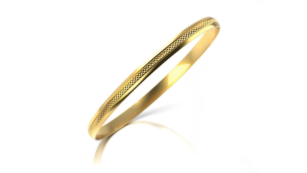 Armband Armreif - Gold 333 - Breite 5mm - Gold 8K - Gelb-, Rot oder Weißgold