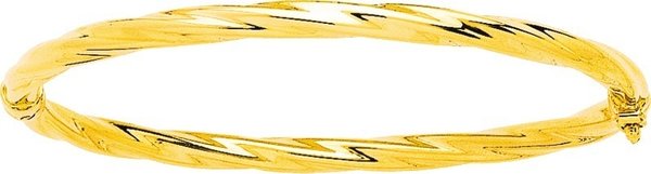 Armband Armreif - Gold 375 - Gelbgold - Gold 9K - Gelbgold - Kordelform