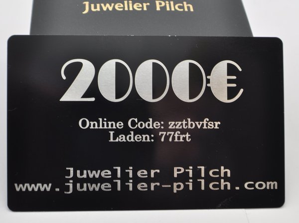 Gutschein - 200€ - Juwelier Pilch