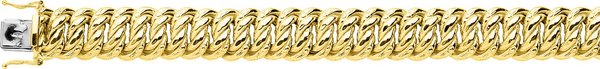Armband Americana - Gold 750 - Breite 14mm - Gold 18K - Gelbgold - Länge 18 bis 20cm