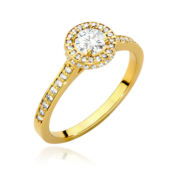 Antragsring - Verlobungsring - Gold 585 Gelb-, Rot- oder Weißgold mit Diamanten