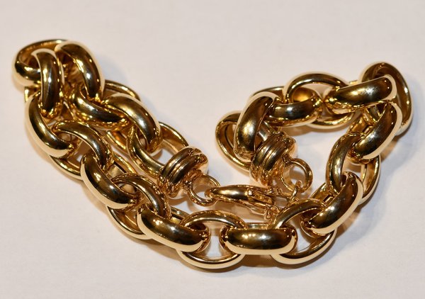 Armband Anker - Gold 750 - Breite 10mm - Gold 18K - Gelbgold